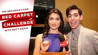 RED CARPET CHALLENGE: AMELIE with Phillipa Soo, Andrew Rannells, Adam Chandler-Berat and more