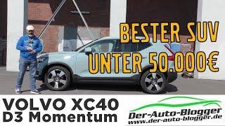 Bester SUV unter 50.000 € - Volvo XC40 -  Test, Review und Fahrbericht / Testdrive