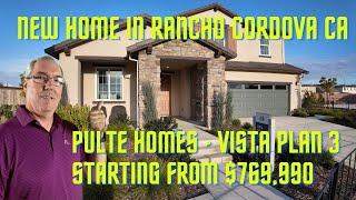 Home For Sale in Rancho Cordova | Pulte Home | Vista at Montelena Plan 3 | New Home in Sacramento CA