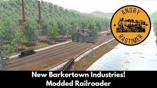 Welcome To Barkerstown! | New Industry & Track Mod in Railroader!