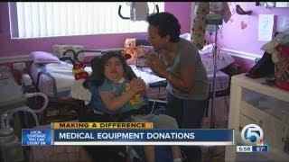 Medical equipment donations