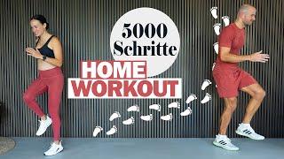 DAS 5000 Schritte HOME WORKOUT | Schritte & effektive Übungen | FATKILLER ohne Equipment |BEINE & PO