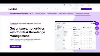  Talkdesk Knowledge Management: An Honest Review | Pros and Cons