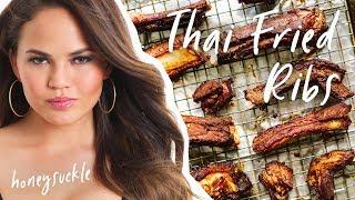 I Made Chrissy Teigen's Fried Ribs | CookBook Cook-Along | HONEYSUCKLE