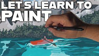 Banff, Canada - Let's learn to paint - illo talk with Cory Kerr