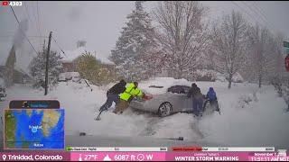 Trinidad, Colorado Snowstorm Day 1 - Live Stream Archive