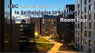 UBC Saltwater Residence Dorm Tour