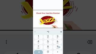 Check Your Jazz Sim Number/ Jazz Sim number check code #trick #technical #android
