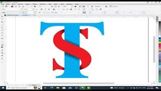 TS Logo Design in CorelDraw | Professional Logo Design in CorelDraw