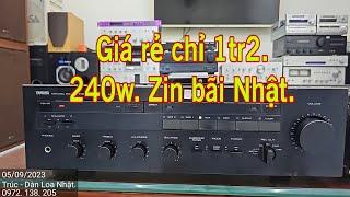 5.9.2023 Rẻ, có 1tr2 Amply bãi Nhật Yamaha DSP 2000, Yamaha A 750. Trúc - Hưng Yên.   0972 138 205.