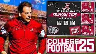 I Reset Alabama To 2012 & Created The Greatest Dynasty Of All Time (CFB 25)