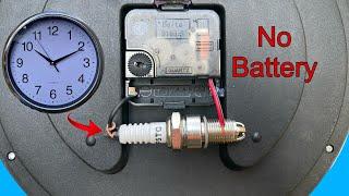 Put a Spark Plug in Your Clock & It Will Run Forever – No More Batteries