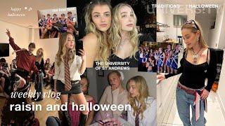 halloween and a 24-hour party (also known as raisin) | university of st andrews vlog