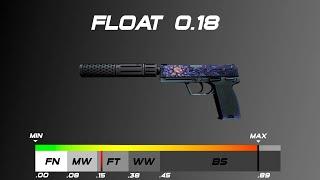 CSGO USP-S | Black Lotus - Skin wear/float