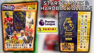 HARDBACK ALBUM & STARTER PACK OPENING! | PANINI PREMIER LEAGUE STICKERS 2025 | 4 ELITE STICKERS!