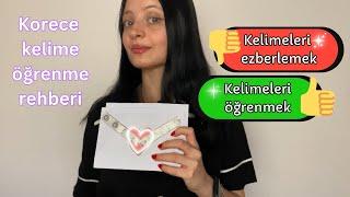 Korece Kelime Öğrenme Rehberi! | kelime çalışması yaparken neler doğru, neler yanlış?