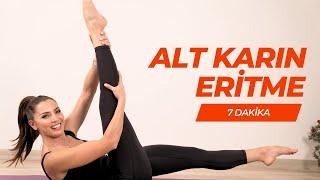 7 DAKİKADA ALT KARIN ERİTME ANTRENMANI (Ekipmansız) - Tuğçe İrtem