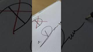 How to sign the letter D?️