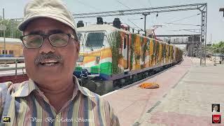 Exclusive Inaugural special  of Train 04707 बीकानेर   बांद्रा टर्मिनस वातानुकूलित उद्घाटन स्पेशल