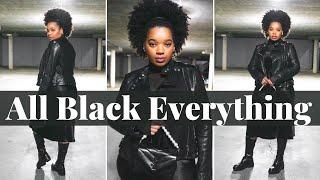 How To Style All Black Outfits | All Black Everything