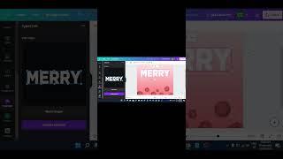 How to create a poster in Canva for Christmas #happycristmas #cristmas #canva #posterdesign