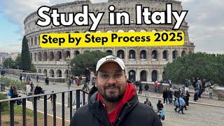 STUDY IN ITALY IN 2025 ! FULL ADMISSION PROCESS ! APPLY NOW