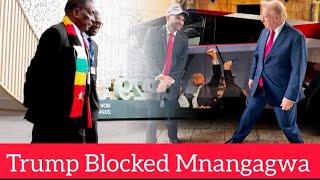 Trump Blocked Mnangagwa