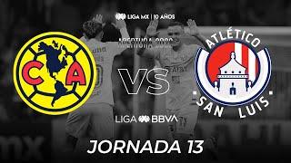 Resumen y Goles | América vs San Luis l | Liga BBVA MX | Apertura 2022 - Jornada 13