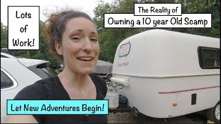 The Reality of a 10 Year Old RV // Scamp Maintenance, Time + Money / RUST / Let New Adventures Begin