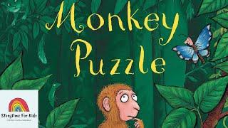 Waktu cerita untuk anak-anak dibacakan - Monkey Puzzle oleh Julia Donaldson