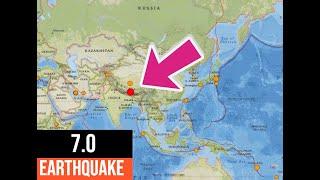 Breaking.... 7.1 Earthquake Nepal Region.Upgraded Monday 1/6/2025