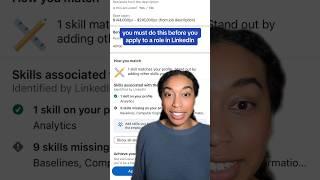 Do this before submitting your job application on LinkedIn! #linkedintips #jobapplicationtips #jobs