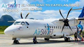 Airswift ATR 42 600 | Flight T60410 | El Nido ENI to Caticlan(Boracay) MPH