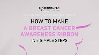 How to Make Breast Cancer Awareness Ribbons In 3 Simple Steps