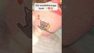 " Let's Paint A Gorgeous Piggy Bank ! #diy #piggybank #diycrafts #diyart #shorts