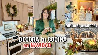 La MÁS ESPECIAL DECORACIÓN NAVIDEÑA de la COCINA ! DECORA TU COCINA para NAVIDAD |Ideas para DECORAR