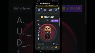 #New HAMSTER KOMBAT daily cipher Morse code today | Hamster kombat chiper code #combo #youtube #yt