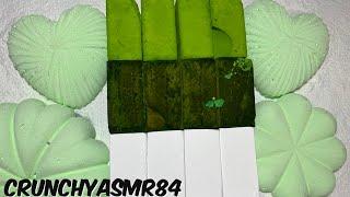 Bright Neon Lime Green Dyed Blocks | Oddly Satisfying | ASMR | Sleep Aid