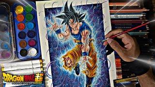 Speed Drawing Goku Ultra Instinct [ Dragon Ball Super ]