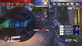 Overwatch World Cup | Quarterfinal | France vs. China | The last chance to get Numbani