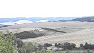 Oberheldrungen - Blick von der Kahlen Schmücke ins Thüringer Vorland.AVI