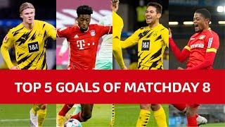 Top 5 Goals | Bundesliga Matchday 8