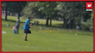 Shocking machete incident in Liverpool park