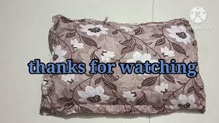 तकिया कवर बनाएं आसान तरीके pillow cover very easy #roshancraft#