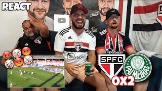 REACT SÃO PAULO 0X2 PALMEIRAS - EM CLASSICO NÃO SE PODE ERRAR! ARBOLEDA ENTREGOU