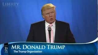 Donald Trump - Liberty University Convocation