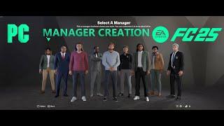 EA SPORTS FC 25 - HOW TO CREATE YOUR OWN MANAGER | 2024 [4K]