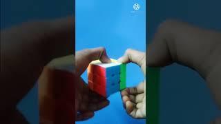rubik's cube with 3×3 solve with fast amazing trick in 5 sec #cool rubiks cube