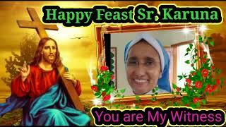 Festal Greetings and Prayerful Wishes to Sr. Karuna Francis, the assistant general of ASMI Family.