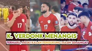 VERDONG TAK KUASA TAHAN AIR MATA - Semua Kompak Tetap  Support Timnas Meski Kalah Dari Jepang vs